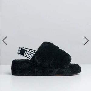 WOMENS UGG FLUFF YEAH SLIDE SLIPPER